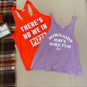 SOLD Victoria’s Secret PINK Tank Top Set- XS